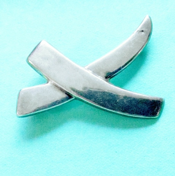 Vintage Mid-Century Modern Sterling Silver Brooch - Picture 2 of 4